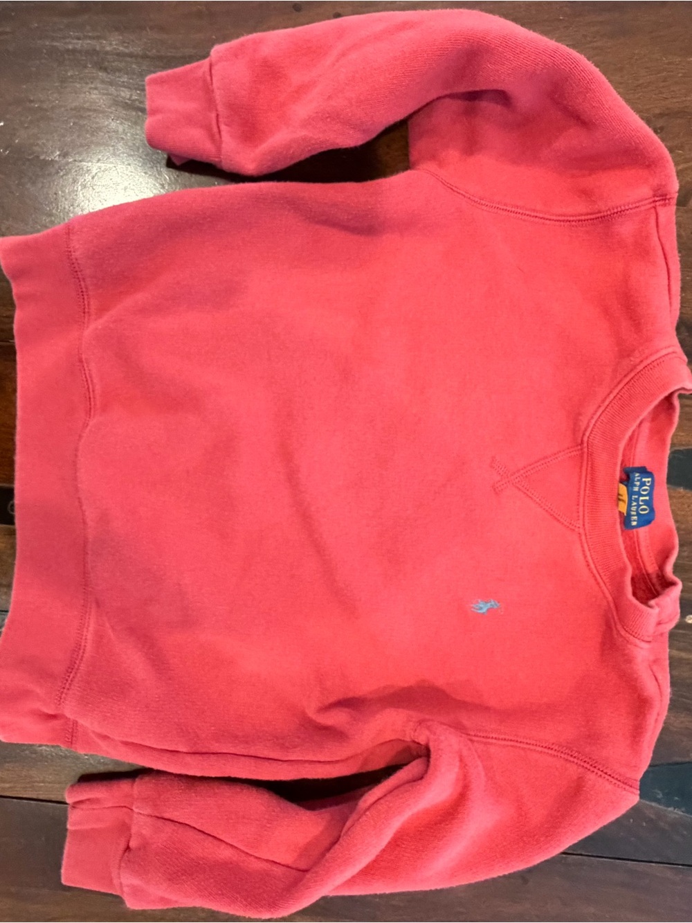 Polo by Ralph Lauren Coral Crewneck Sweatshirt - Embroidered Pony